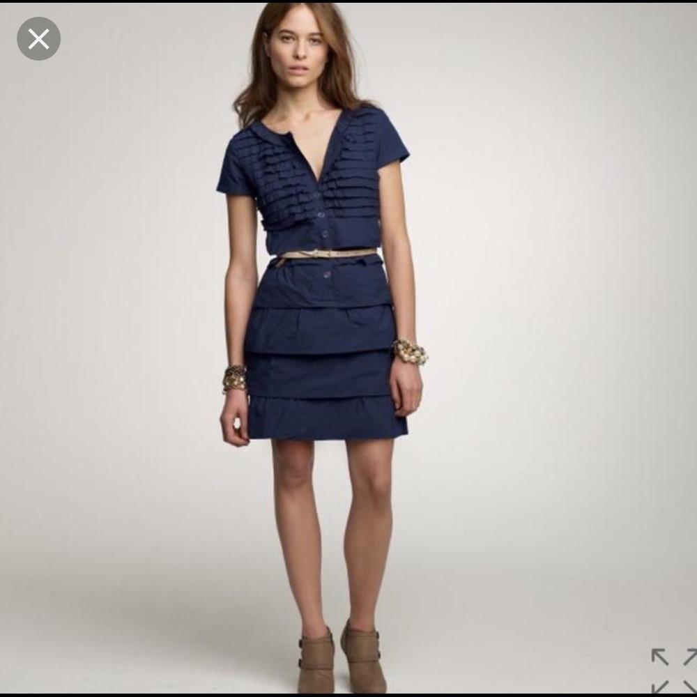 Jcrew Carly Ruffled Mini Short